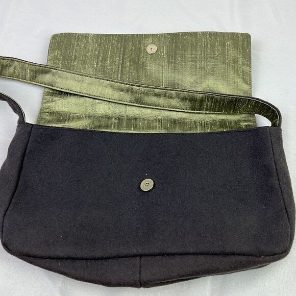 PAINT THE LILY Beaded Handbag Gray NWOT - Picture 6 of 8